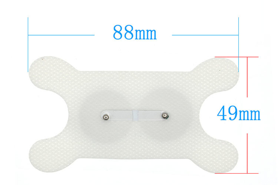 50*85mm Exercise Non Woven Button Swallow Electrodes