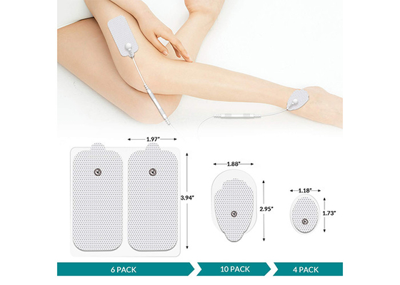 45*80mm Large Electric Pad Snap Electrode Pads